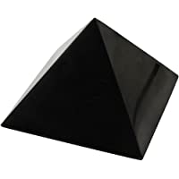 Los mejores  - Heka Naturals Pirámide de Piedra Shungit Pulida 8 cmcon Fullerenos para una Protección Electromagnética Extrema…